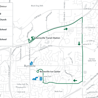 Parade Detour Route